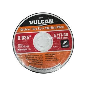 Vulcan 63499 0.035" Gasless Flux-Core Welding Wire 2 Pounds